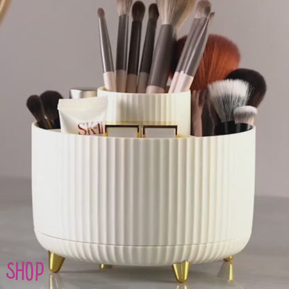 360° Rotating Makeup Brush Holder